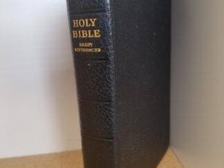 1953 --- Holy Bible with Ready References --- Black Pebbled Leather Binding --- Teachers' Edition --- Code: 47 A 53