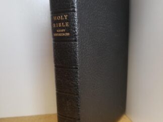 Holy Bible --- Missionary Edition --- With Ready References --- Black Bendable Binding --- Very Nice