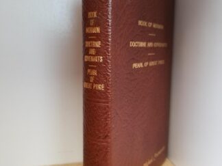 1976 --- Triple Combination --- Brown Leather Binding