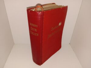 Baedeker’s Ober-Italien (German: Baedeker’s Upper-Italy) (1911) ~ by Karl Baedeker