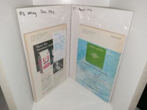 2 Issues of The Relief Society Magazine Address Stamped on Them Showing They Were Mailed to Elder Richard L. Evans