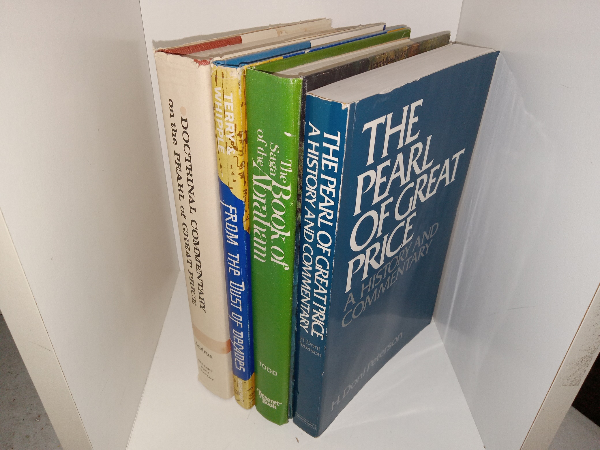 4 Books on the Pearl of Great Price: The Pearl of Great Price: A History and Commentary / The Saga of the Book of Abraham / From the Dust of Decades: Saga of the Papyri and Mummies / Doctrinal Commentary on the Pearl of Great Price (See Details)