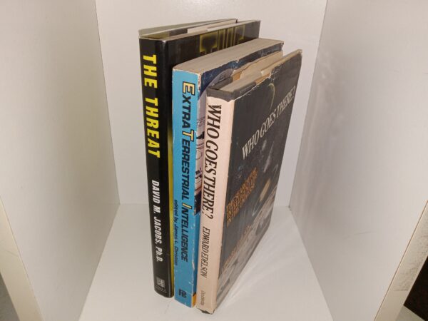 3 Books About Aliens: Who Goes There?: The Search for Intelligent Life in the Universe / Extra Terrestrial Intelligence: The First Encounter / The Threat: The Secret Agenda: What the Aliens Really Want…and How They Plan to Get It (See Details)