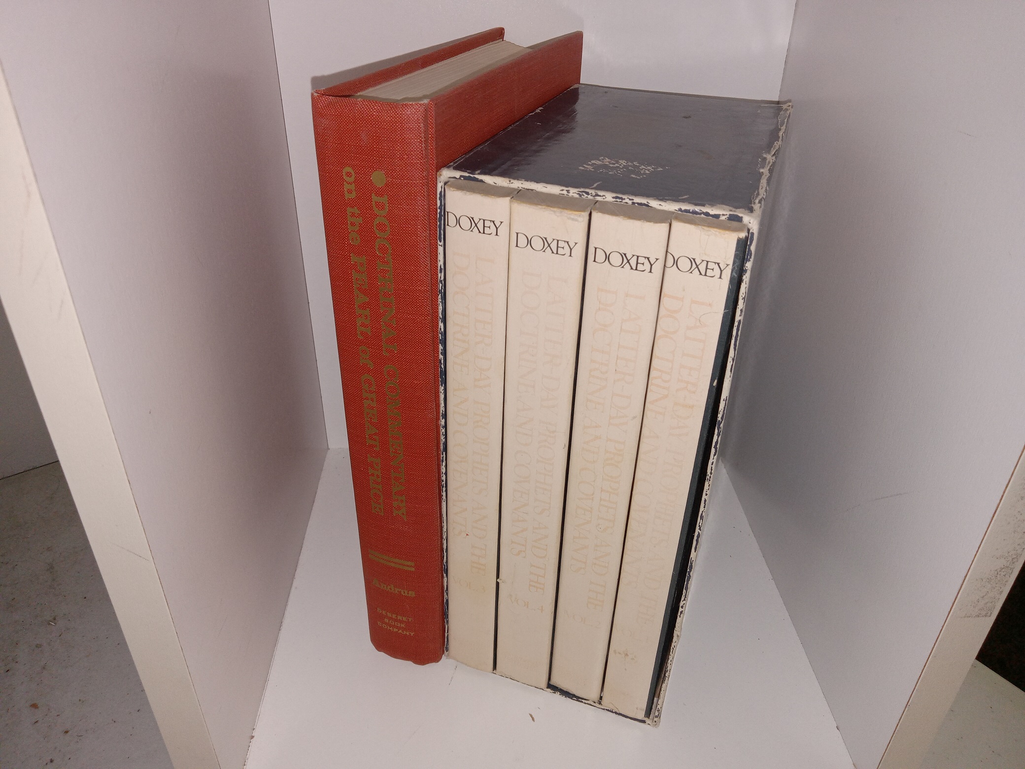 5 LDS Books: Doctrinal Commentary on the Pearl of Great Price / Latter-day Prophets and the Doctrine and Covenants 5 Vol. Set (See Details)