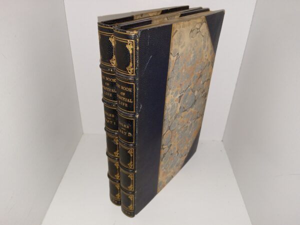 The Book of Spiritual Life 2 Vol. Set (3/4 Leather) (2nd Edition) (1905) ~ by Lady Dilke