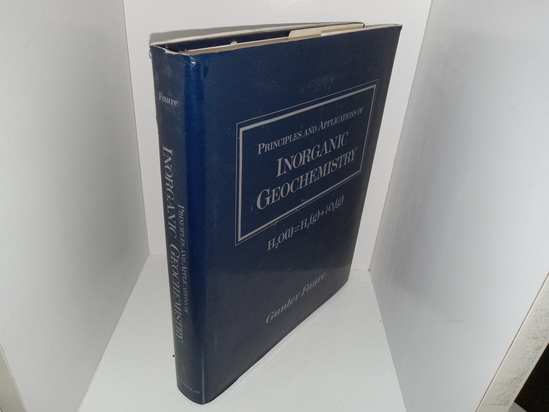 Principles and Applications of Inorganic Geochemistry (1991) ~ by Gunter Faure
