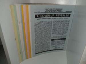 10 Issues of Salt Lake City Messenger, Utah Lighthouse Ministry (See Details)