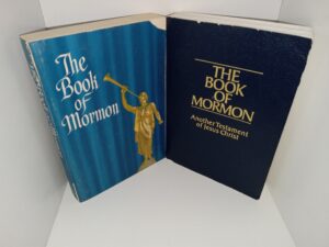 2 Different Editions of The Book of Mormon (1961, 1989)