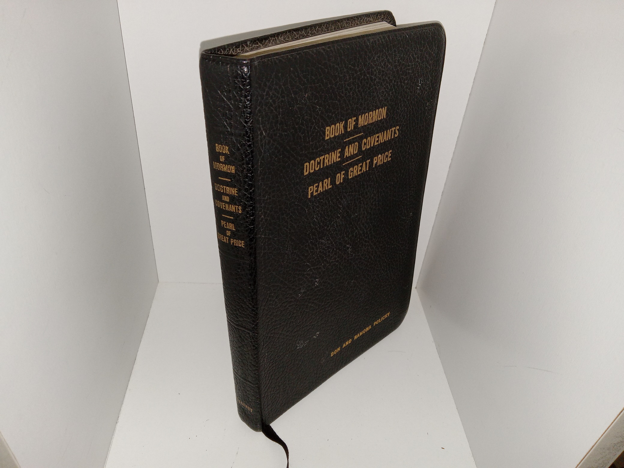 LDS, Black Leather, Triple Combination (1969) - Eborn Books