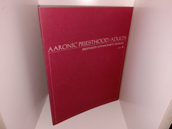Aaronic Priesthood/Adults: Priesthood Advancement Seminar, Series A (1969)