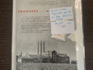 Relief Society Magazine Vol 34 No 6 June, 1947. Owned by President David O McKay