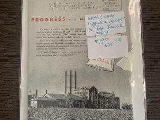 Relief Society Magazine Vol 34 No 6 June, 1947. Owned by President David O McKay