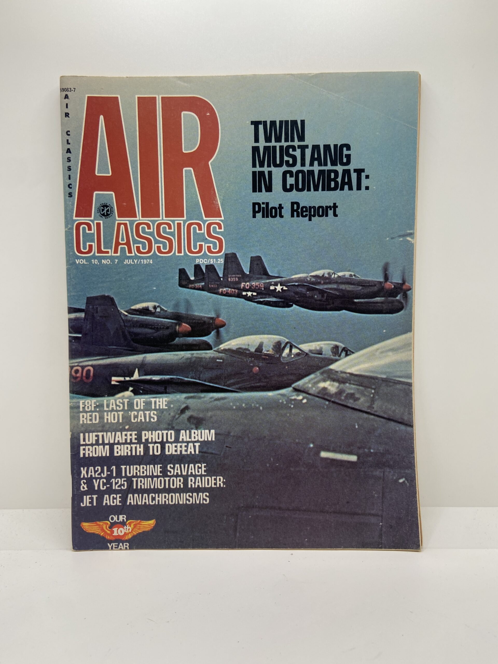 1974- Air- Classics (Vol. 10, No. 7): Twin Mustang In Combat: Pilot Report- Air classics