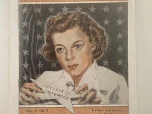 Relief Society Magazine Vol 31 No. 7 July, 1944. Owned by Elder Joseph Merrill