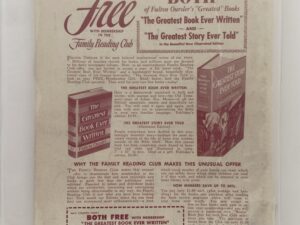 Relief Society Magazine February, 1952. Owned by Elder John A. Widtsoe