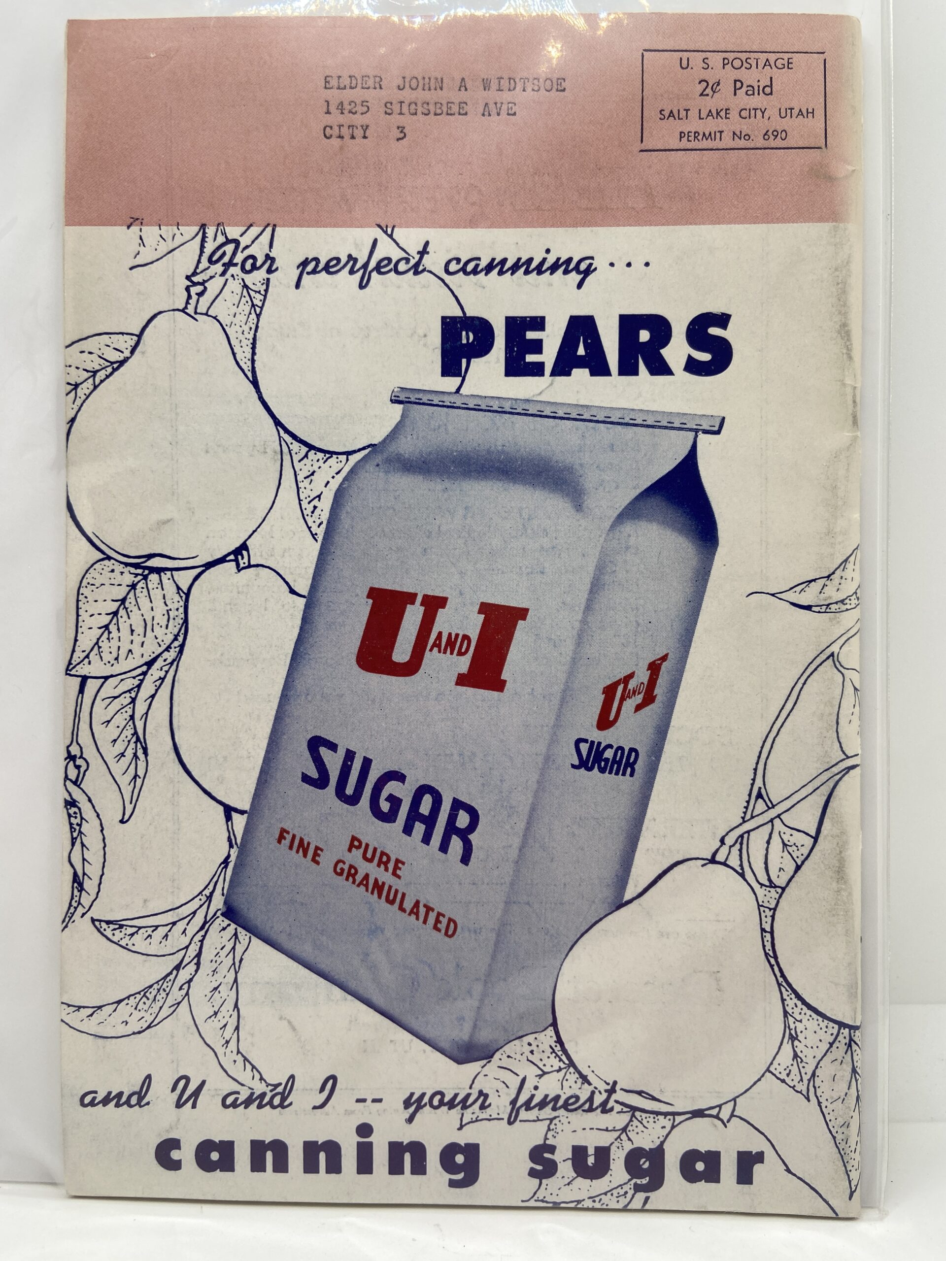 Relief Society Magazine September, 1951. Owned by Elder John Widtsoe