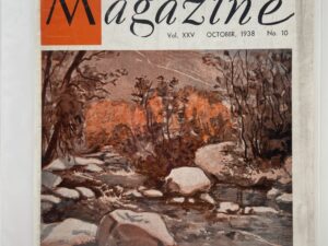 Relief Society Magazine Vol XXV No 10 October, 1938. Owned by Elder Joseph Merrill