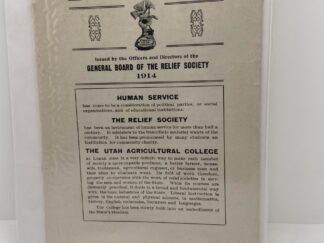 Relief Society Magazine Vol 1 No 6 June, 1914