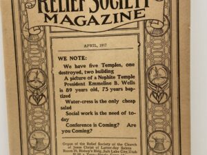 Relief Society Magazine Vol IV No 4 April, 1917.