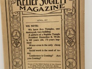 Relief Society Magazine Vol IV No 4 April, 1917.