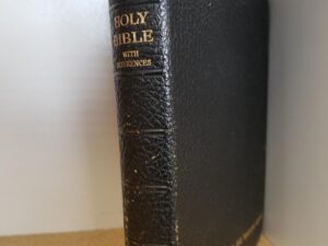 Holy Bible – with References — Bookcraft / Not Oxford — Black Bendable Leather Binding — LDS