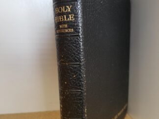 Holy Bible - with References --- Bookcraft / Not Oxford --- Black Bendable Leather Binding --- LDS