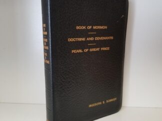 1976 --- Triple Combination --- Black Bendable Leather Binding