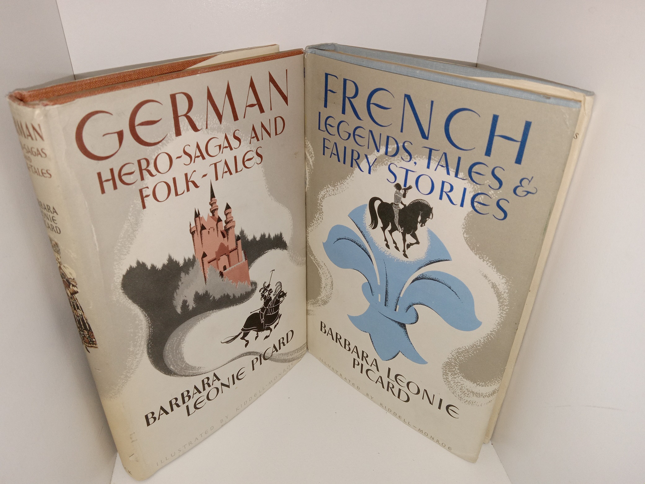 2 Books of Folklore by Barbara Leonie Picard: German Hero-Sagas and Folk-Tales / French Legends, Tales & Fairy Stories (See Details)