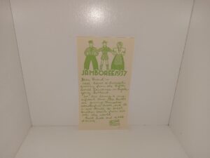 Scouting Invitation to a Jamboree in Holland (1937)