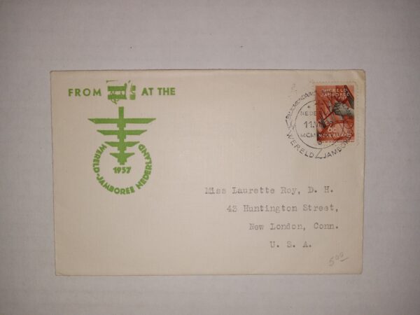 Collectible, Boy Scout Envelope from the Netherlands (1957)