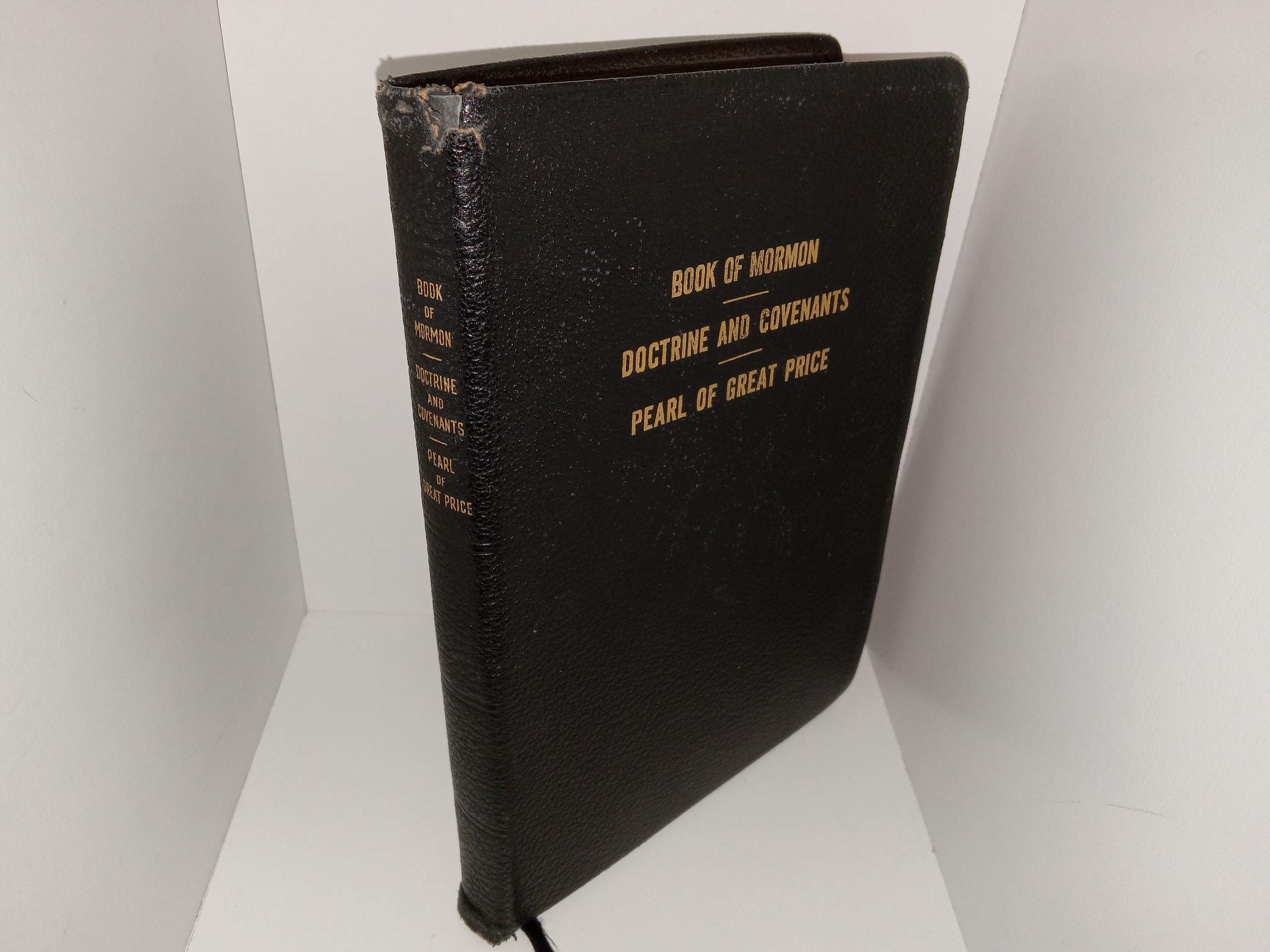 LDS, Black Leather Triple Combination (1950)