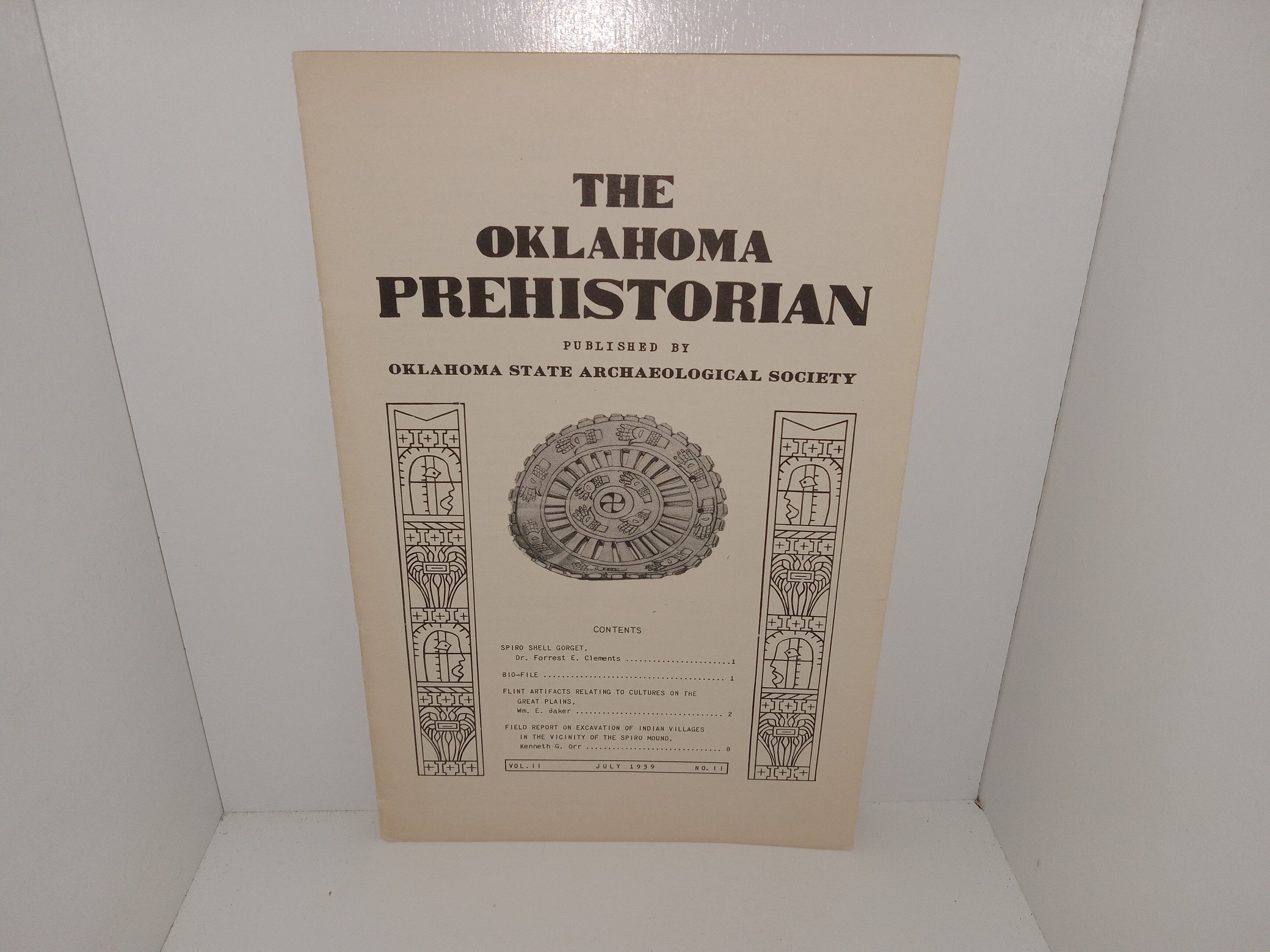 The Oklahoma Prehistorian: Vol. 2, No. 2, July 1939 (1939)