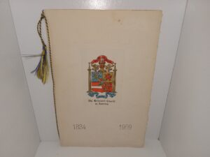 The One Hundred and Twenty-fifth Anniversary of the Clover Hill Reformed Church of Clover Hill, New Jersey (Program) (1959)