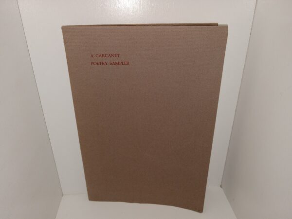 A Carcanet Poltry Sampler (1987) ~ by John Ash, Molly Holden, Elizabeth Jennings, Ian McMillan, and C. H. Sisson