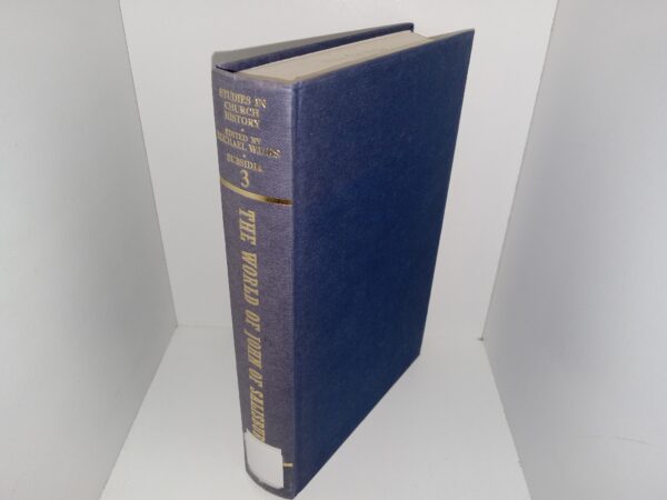 Studies in Church History, Susidia: Vol. 3, The World of John of Salisbury (Ex-Library) (1984) ~ Edited by Michael Wilks