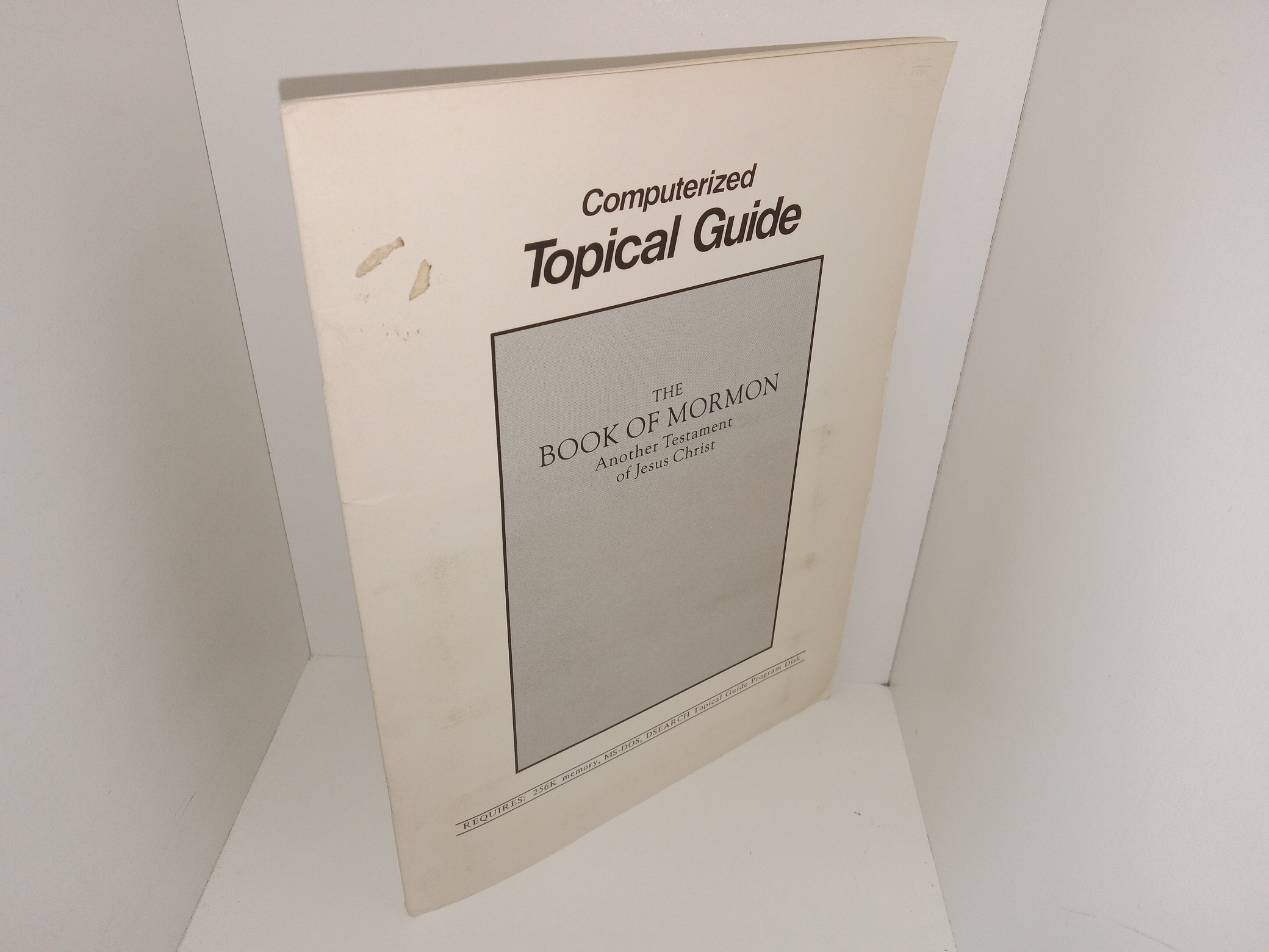 Computerized Topical Guide: The Book of Mormon: Another Testament of Jesus Christ (2 Large Floppy Discs and Manual) (1986)