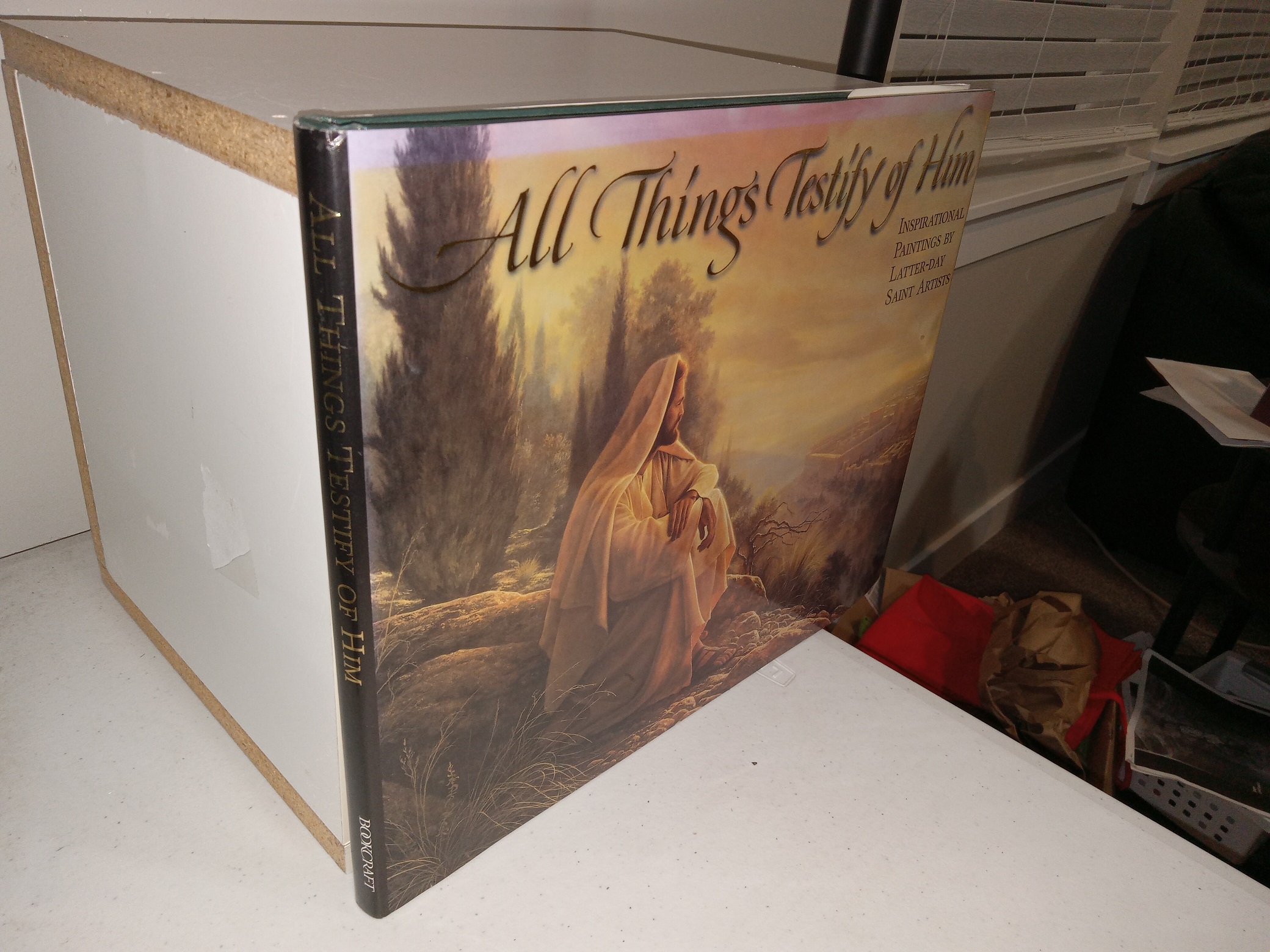 All Things Testify of Him: Inspirational Paintings by Latter-day Saint Artists (1998) ~ by Bookcraft Inc.