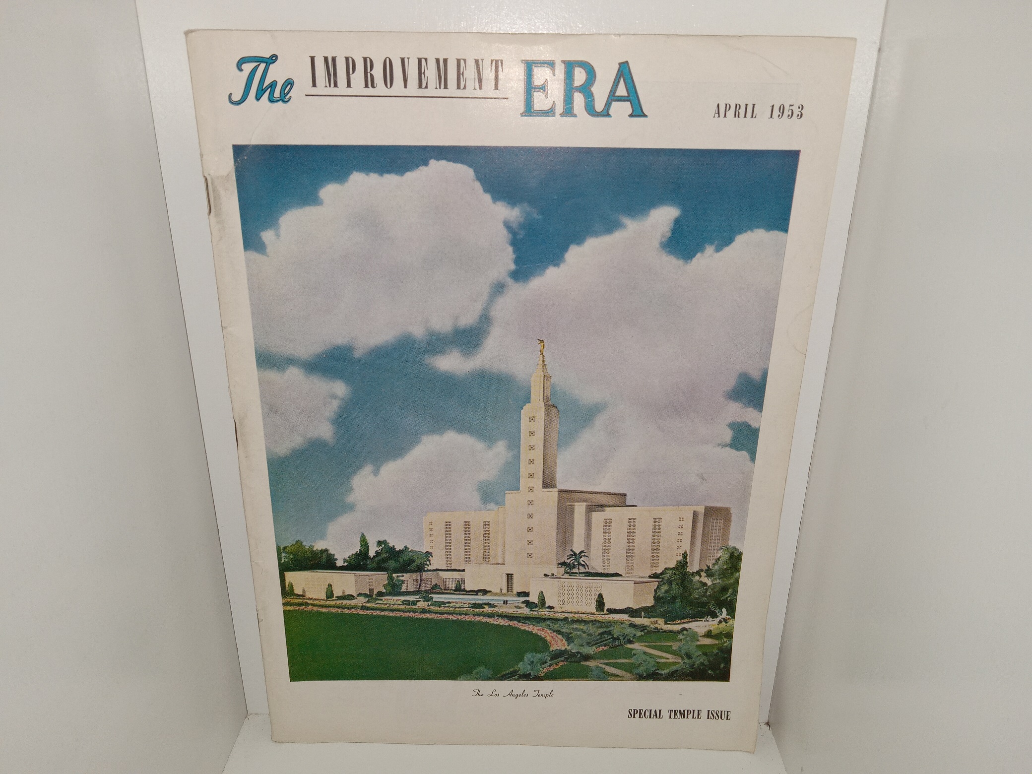 The Improvement Era: Vol. 56, No. 4, April 1953, Special Temple Issue (1953)