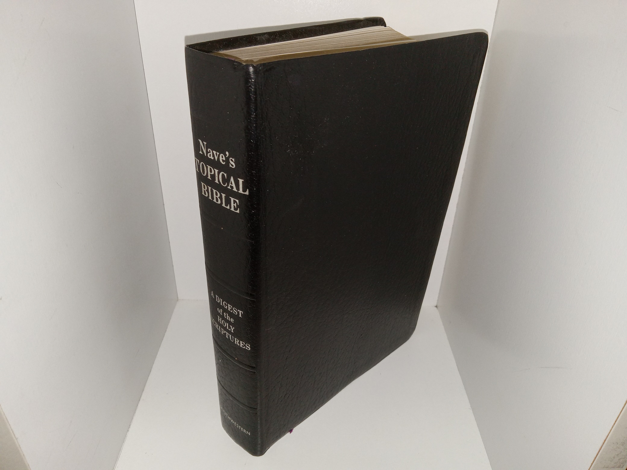 Nave’s Topical Bible: A Digest of the Holy Scriptures (Leather) (1962) ~ by Orville J. Nave, A.M., D.D., LL.D.