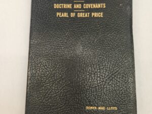 Book of Mormon:: Doctrine and Covenants:: Pearl of Great Price (1959, Black Faux Leather)