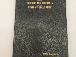 Book of Mormon:: Doctrine and Covenants:: Pearl of Great Price (1959, Black Faux Leather)