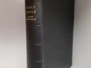Holy Bible ~ Ready References — Missionary Edition — Black Bendable Leather Binding — Code: 25 E 73
