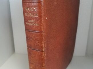 Holy Bible with Ready References --- Brown Bendable Leather Binding --- Missionary Edition --- Code: 50 B 77
