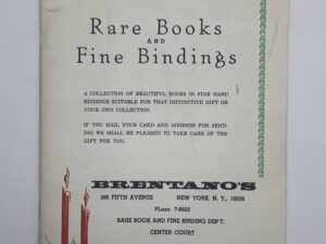 Rare Books and Fine Bindings (1969)