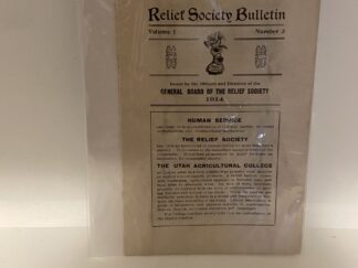 Relief Society Bulletin Vol 1 No 3 March, 1914.