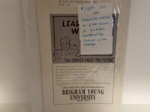 Relief Society Magazine May, 1957. Belonged to Oscar A. Kirkham