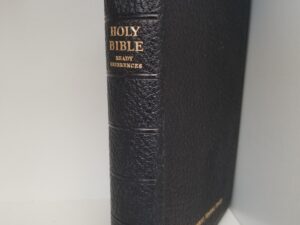 1954 — Holy Bible / Ready References — Teachers’ Edition — Black Bendable Leather Binding