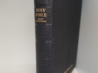 1954 --- Holy Bible / Ready References --- Teachers' Edition --- Black Bendable Leather Binding