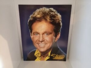 Photograph Signed by Famous Singer Bobby Vinton w/ a Flyer