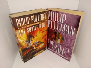 2 Different Printings of His Dark Materials—Book 2: The Subtle Knife (1998, 2003) ~ by Philip Pullman